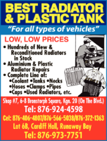 Best Radiator & Plastic Tank Radiators