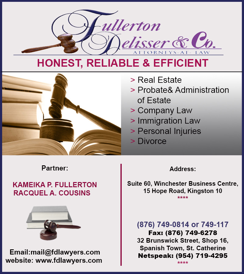 Local Business Fullerton DeLisser & Co., Attorneys-at-Law in Kingston St. Andrew Parish
