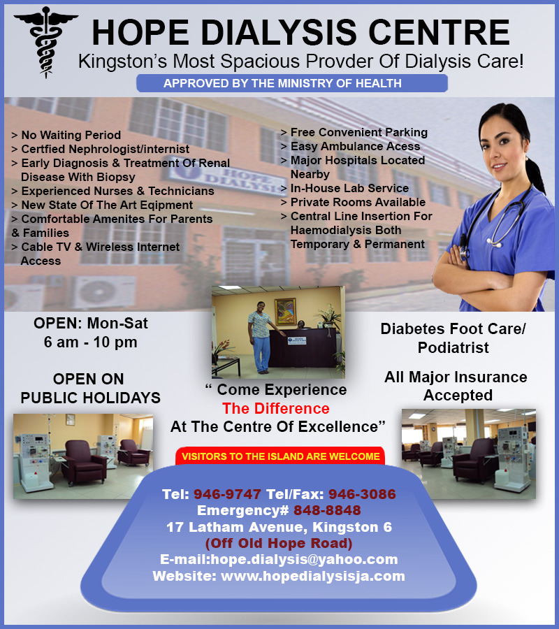 Local Business Hope Dialysis Centre Ltd in Kingston St. Andrew Parish