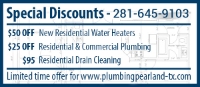 Local Business Pearland TX Plumbing in Pearland TX