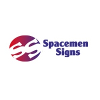 Local Business Spacemen Signs in Kempton Park GP