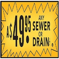 A 49.95 Any Sewer Or Drain