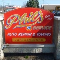 Local Business Phil's 76 Service Inc. in Northville 