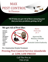 Local Business Max Pest Control in Morant Bay St. Thomas Parish
