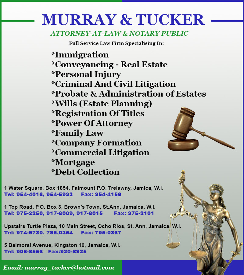 Local Business Murray & Tucker (Attorneys-At-Law) in Browns Town St. Ann Parish