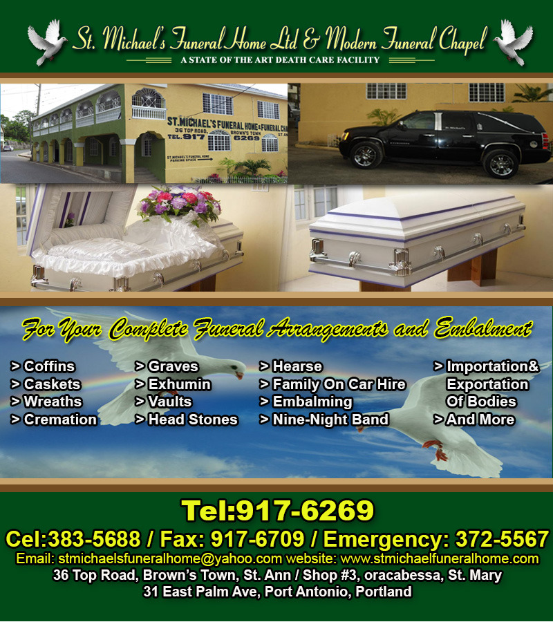 Local Business St. Michael's Funeral Home in Browns Town St. Ann Parish